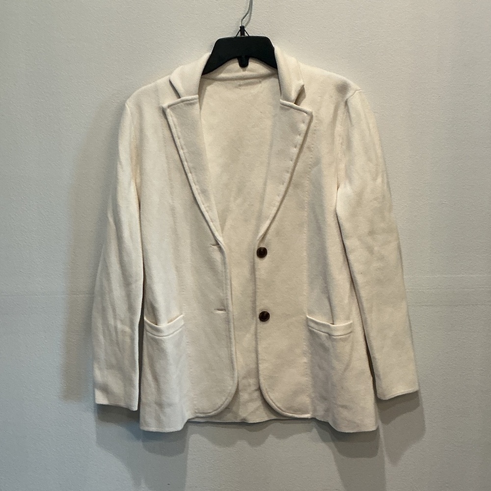 J. Crew Cream Pea Coat